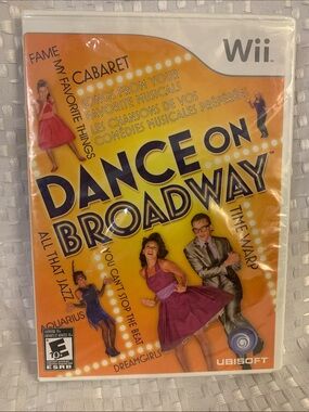 Wii Dance On Broadway video game, new factory sealed.